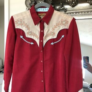 Wrangler western style cowboy shirt
